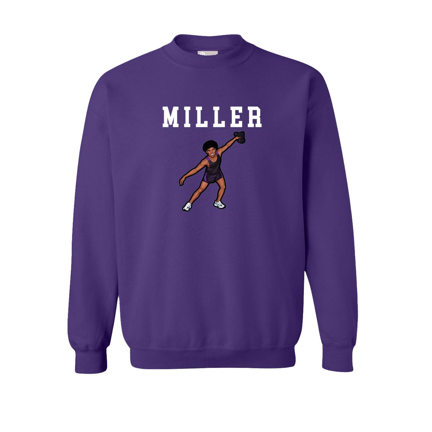 Fleece Crew — Shirsey in Purple
