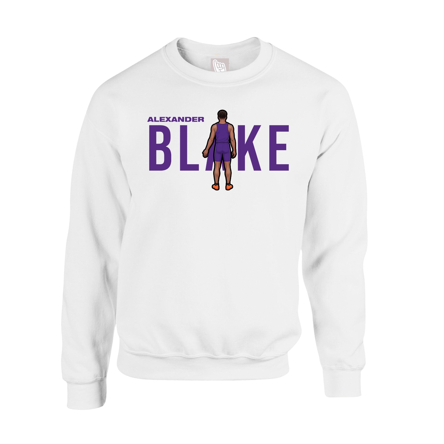 Fleece Crew — Player Name in White