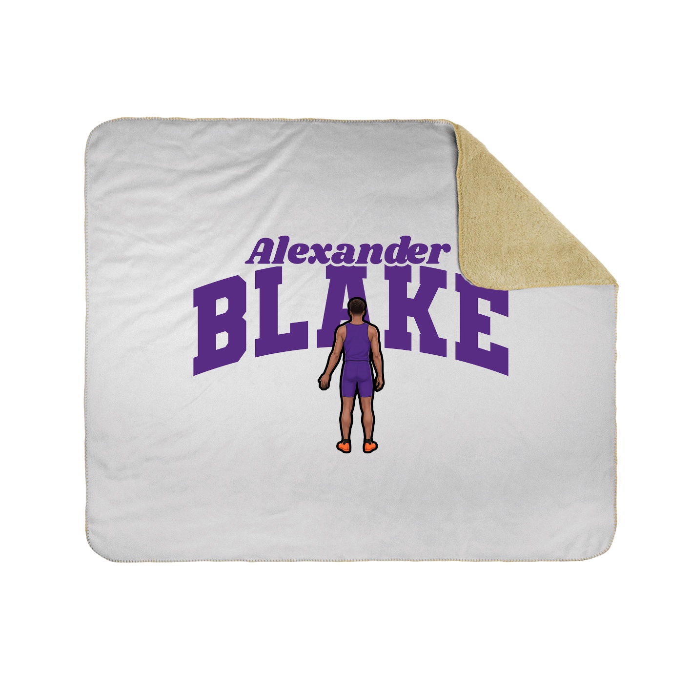Throw Blanket — Signature Arch in White