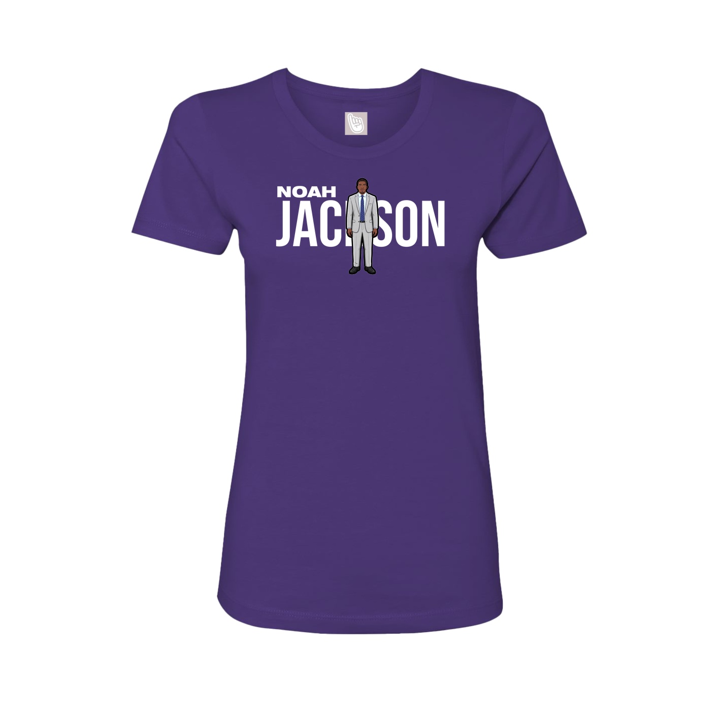Womens Tee — Player Name in Purple