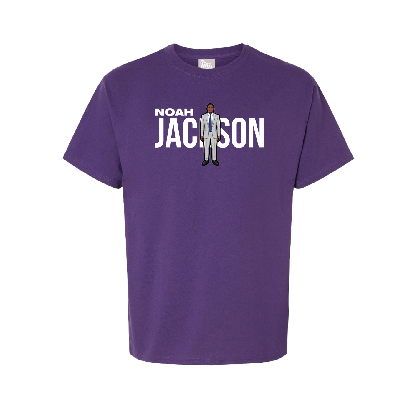 Youth Tee — Player Name in Purple
