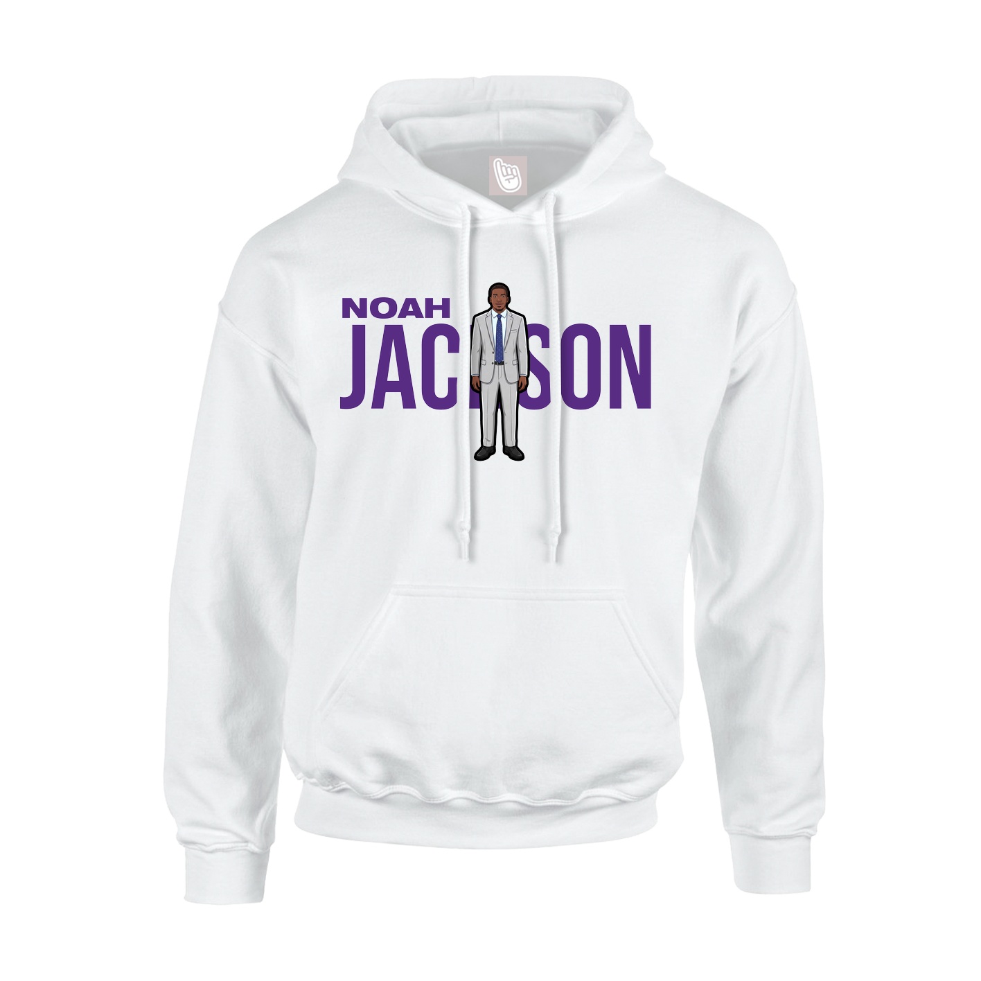Hoodie — Player Name in White