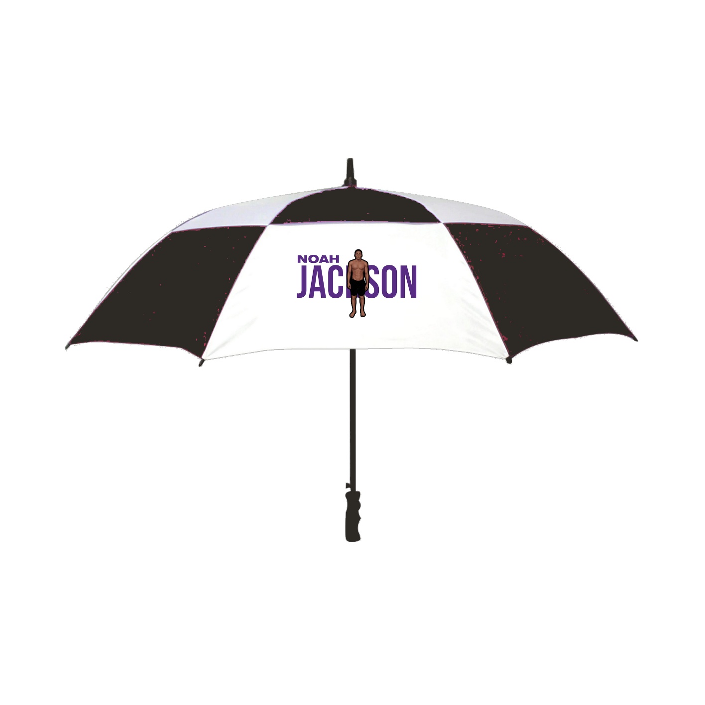 Golf Umbrella — Player Name in Black