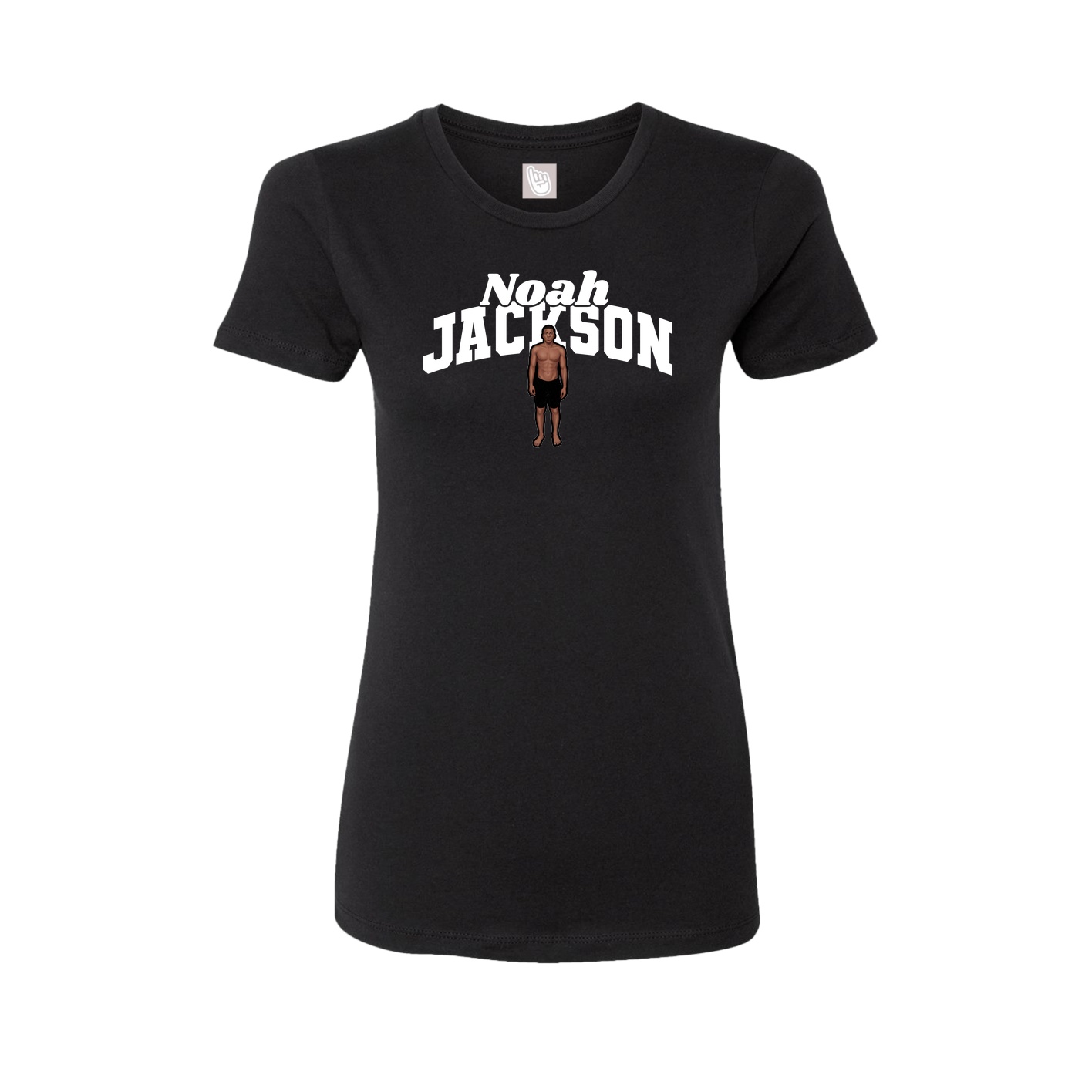 Womens Tee — Signature Arch in Black