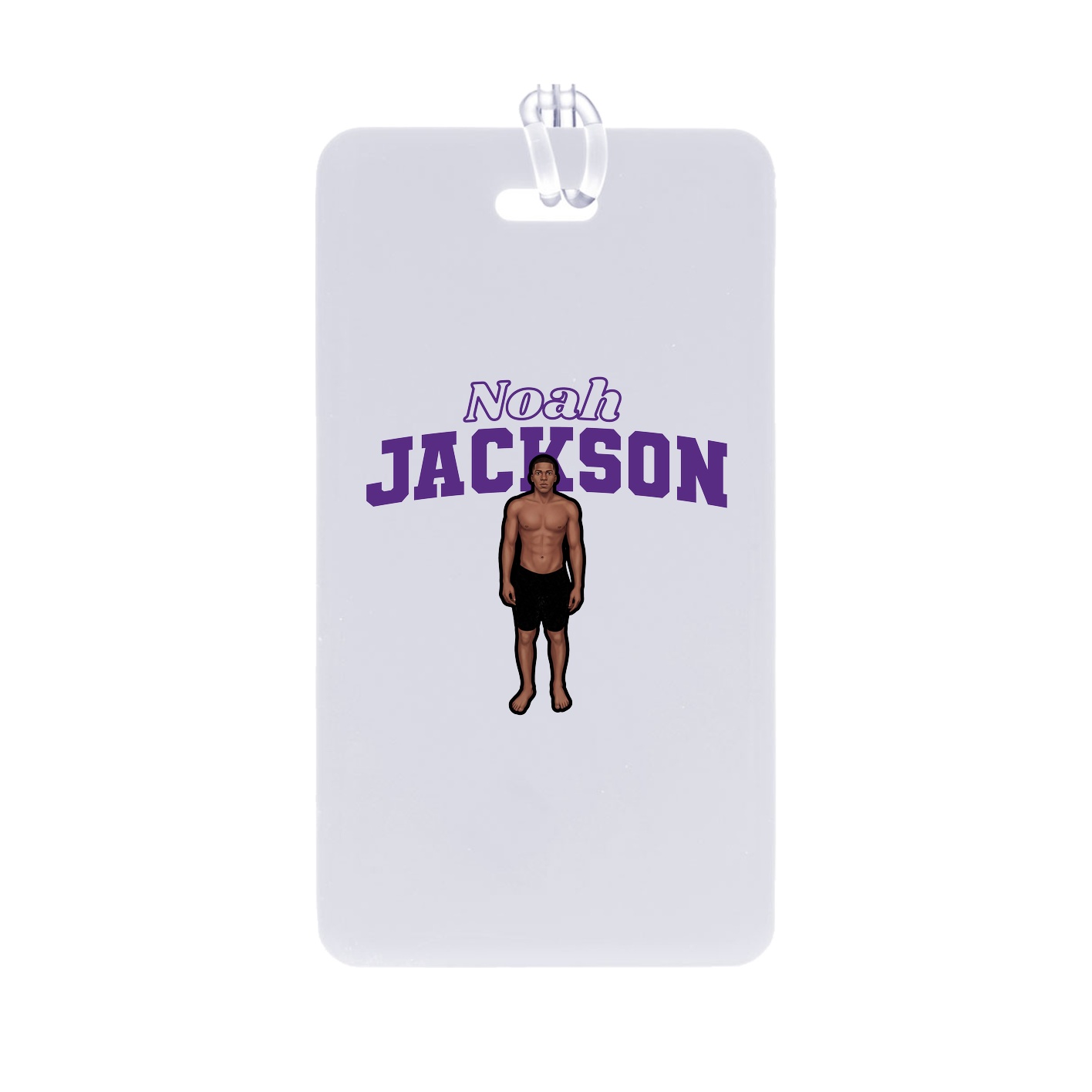 Bag Tag — Name Arch in Classic