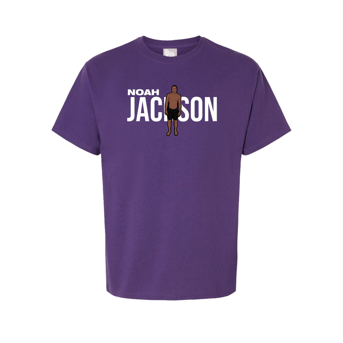 Youth Tee — Player Name in Purple