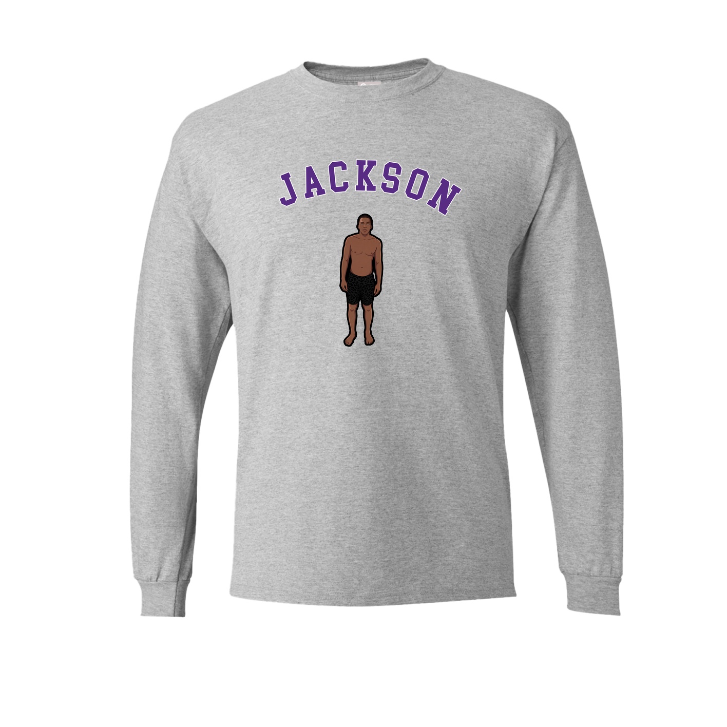 Long Sleeve Tee — Shirsey Arch in Grey