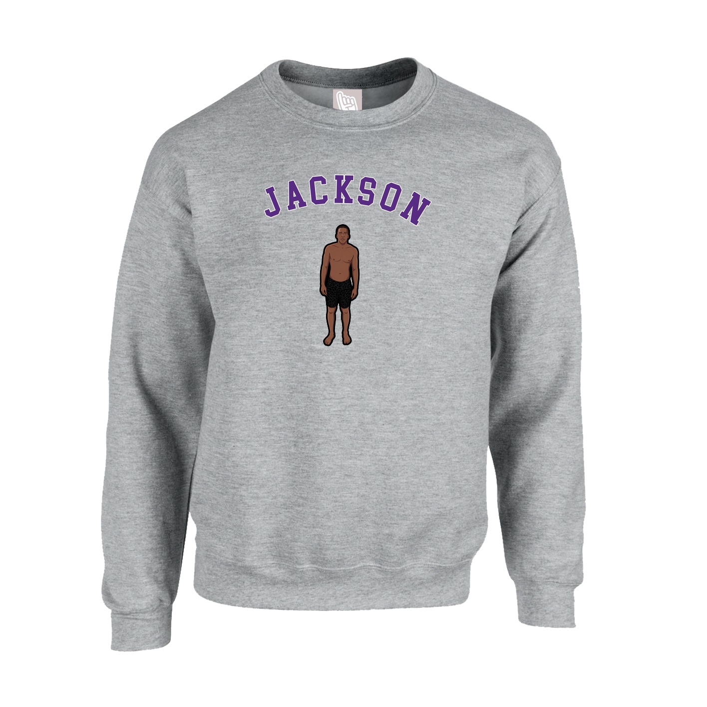 Fleece Crew — Shirsey Arch in Grey
