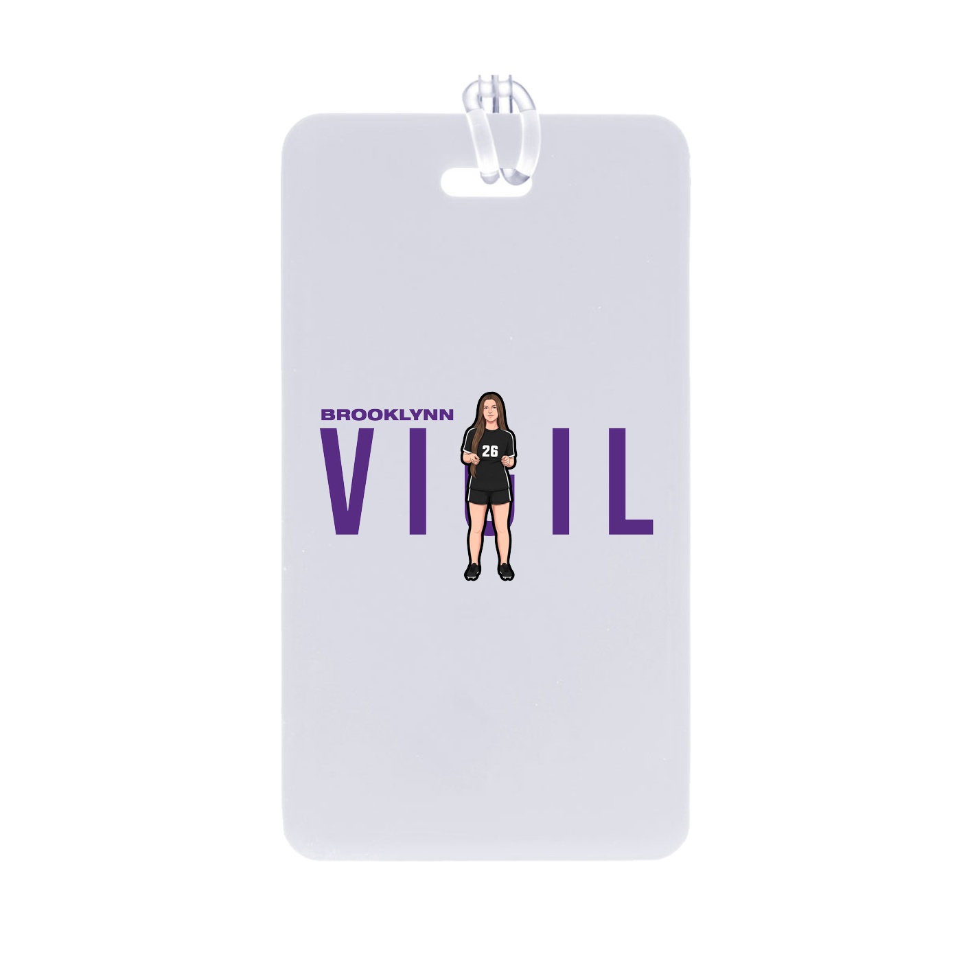 Bag Tag — Player Name in Classic