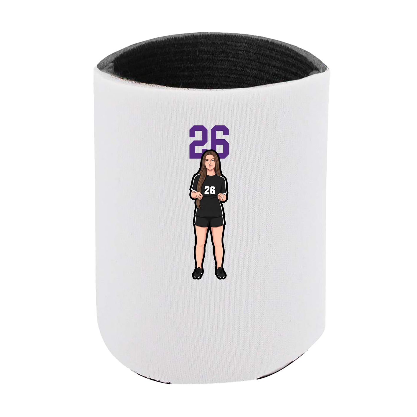 Can Holder — Number Top in White