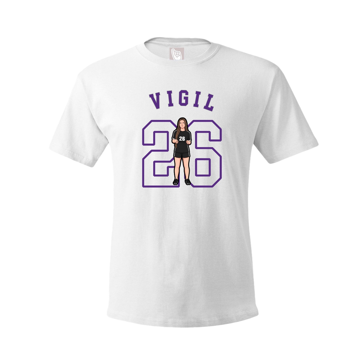 Youth Tee — Shirsey Arch in White