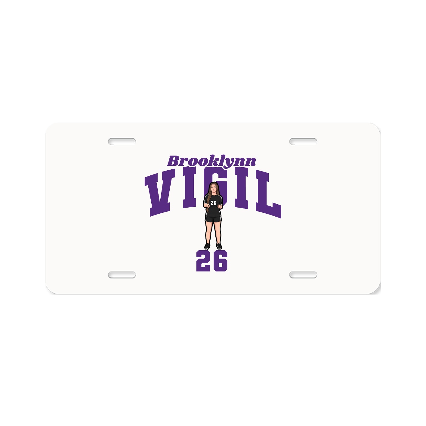 License Plate — Signature Arch in Classic