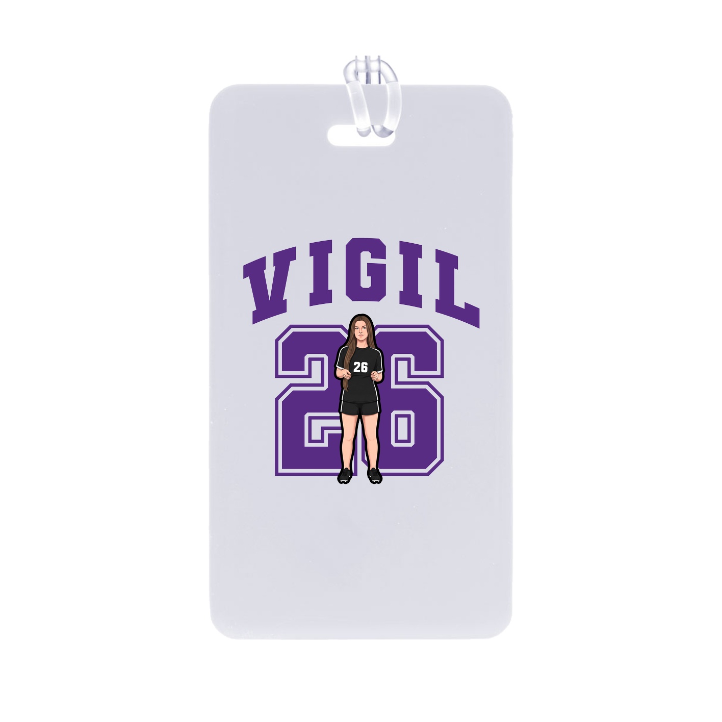 Bag Tag — Number in Classic