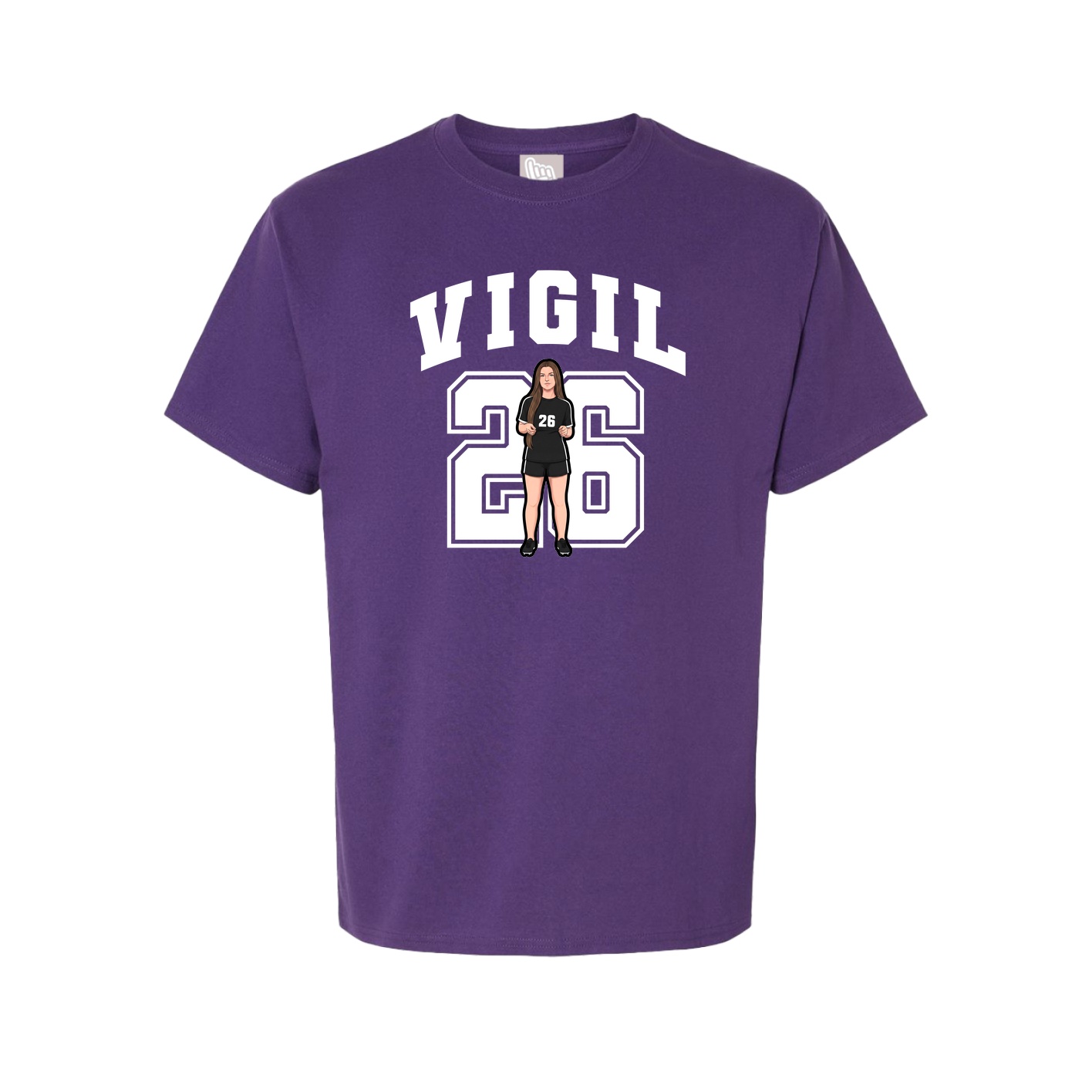 Tee — Number in Purple
