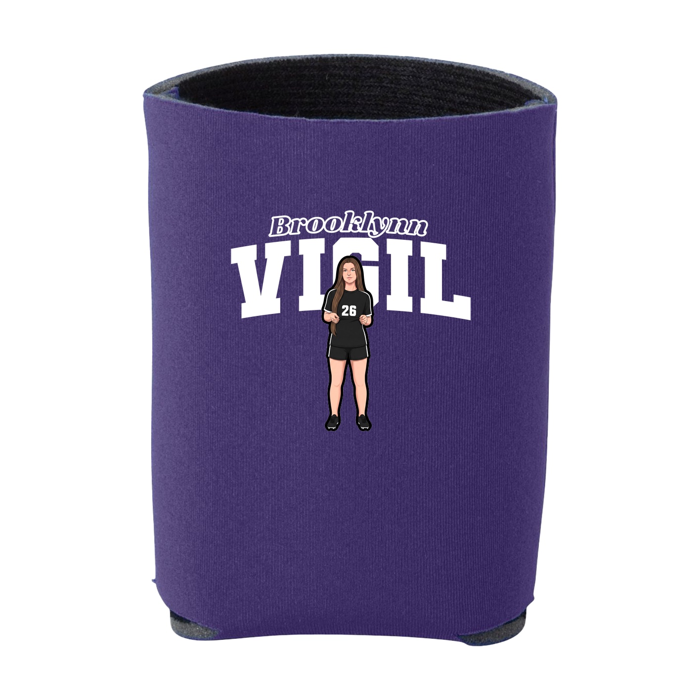 Can Holder — Name Arch in Purple
