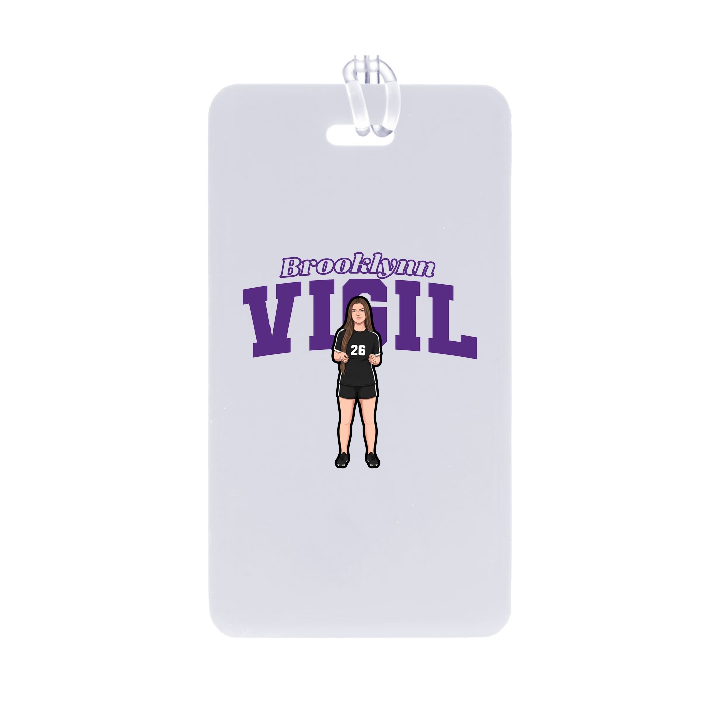 Bag Tag — Name Arch in Classic
