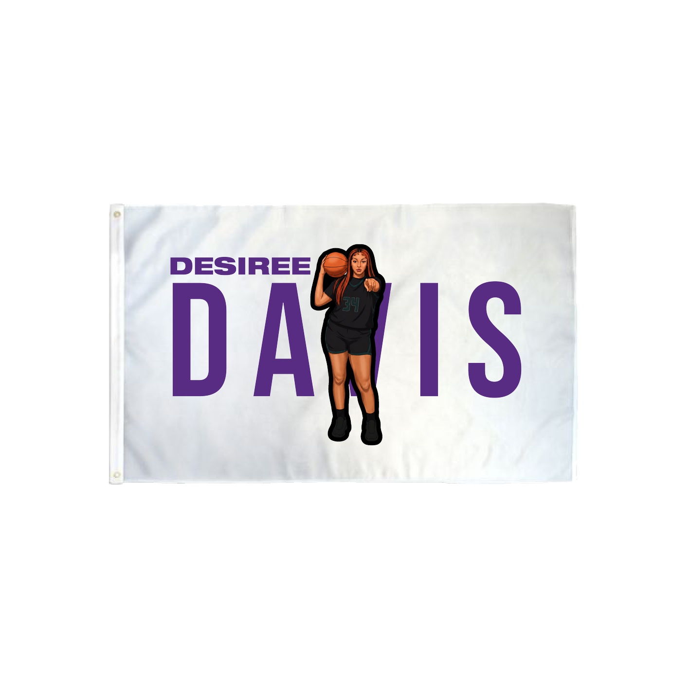 3x5 Flag — Player Name in Classic