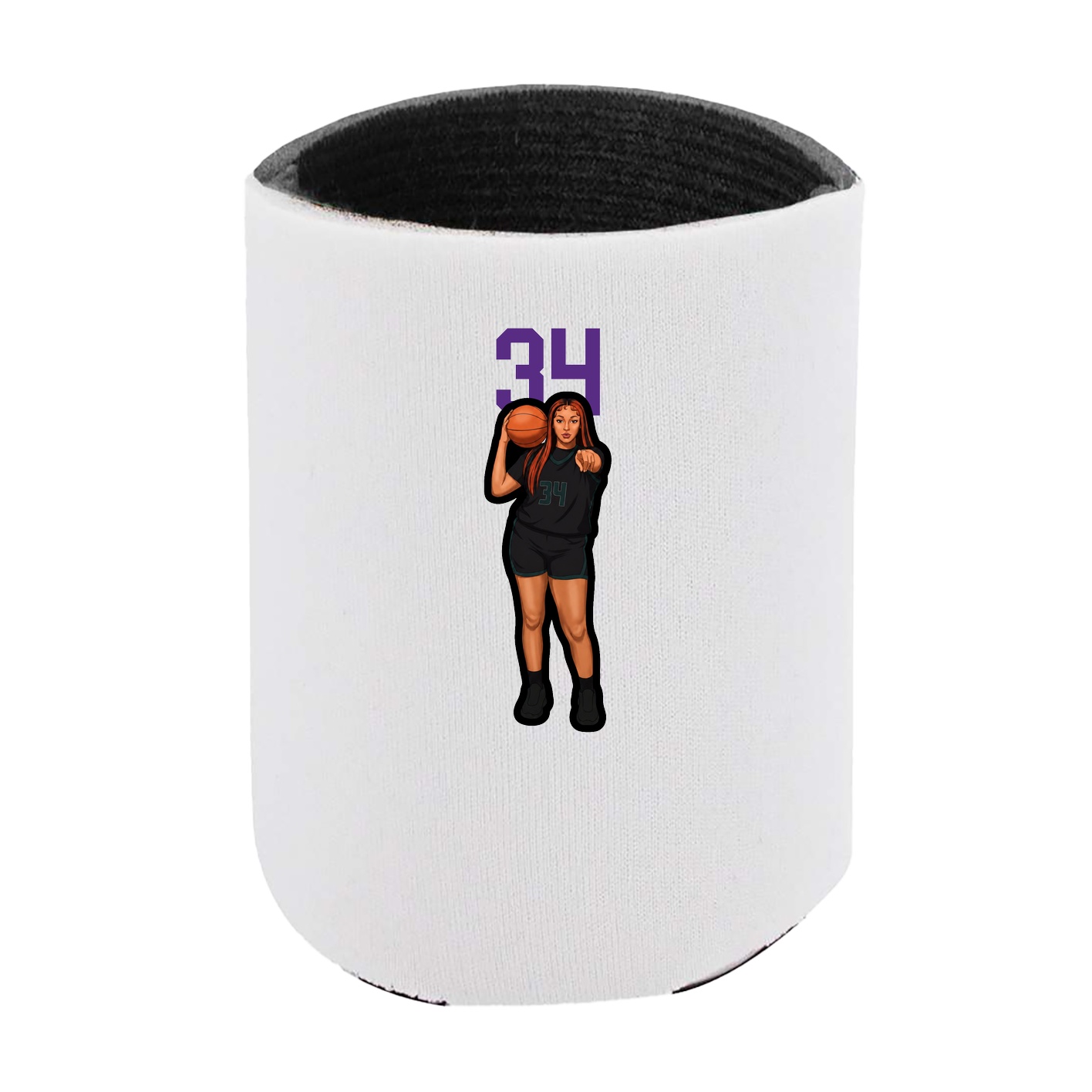 Can Holder — Number Top in White