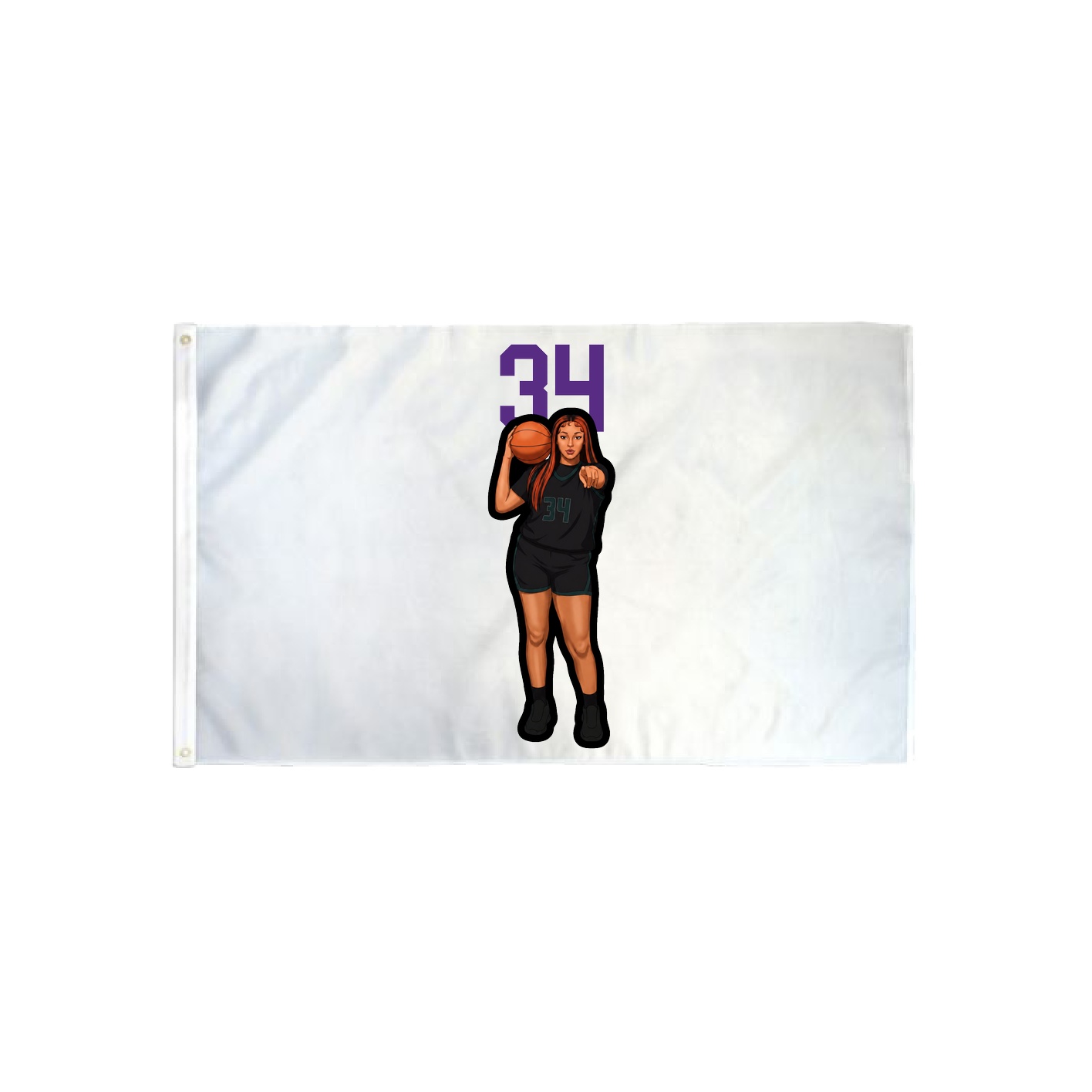 3x5 Flag — Number Top in Classic