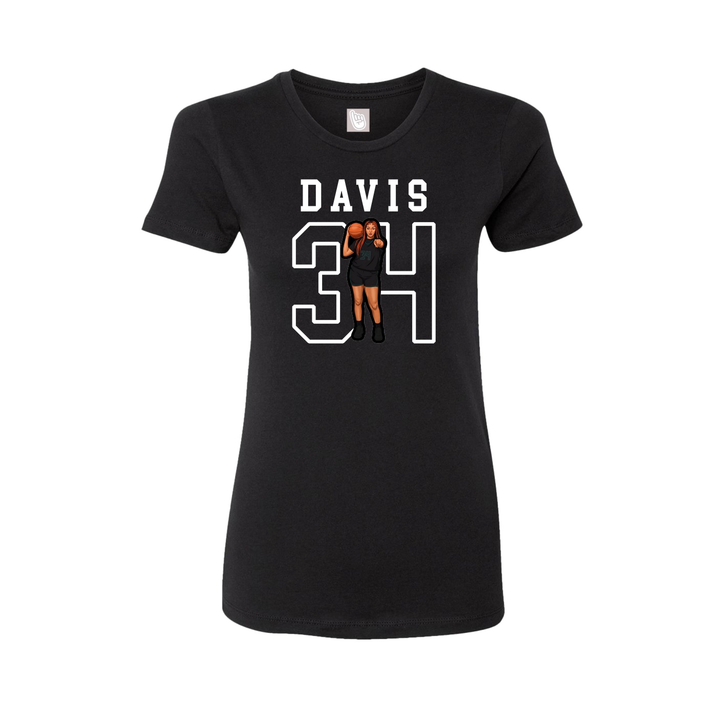 Fitted Women's Tee — Shirsey in Black