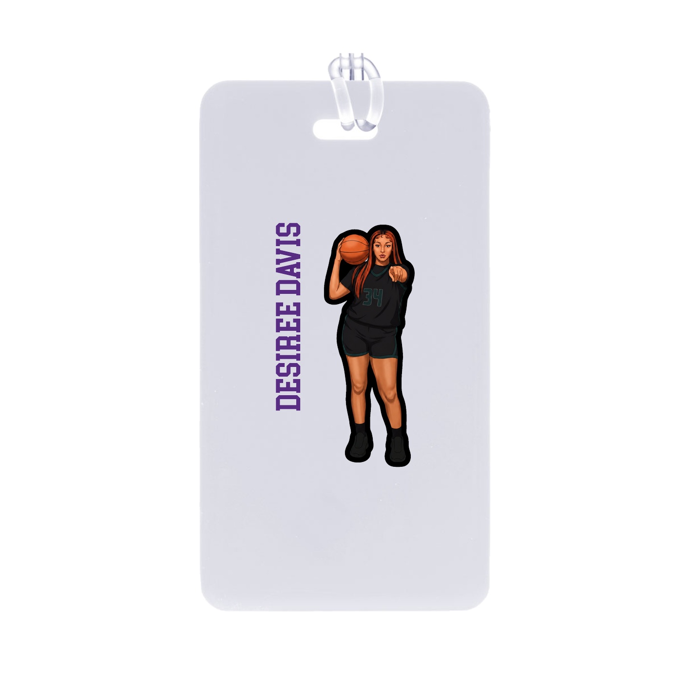 Bag Tag — Name Vertical in Classic