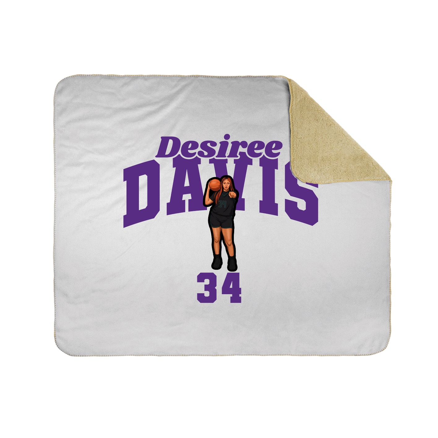 Throw Blanket — Signature Arch in White