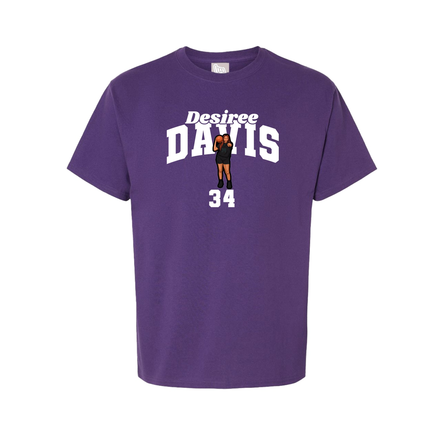 Tee — Signature Arch in Purple