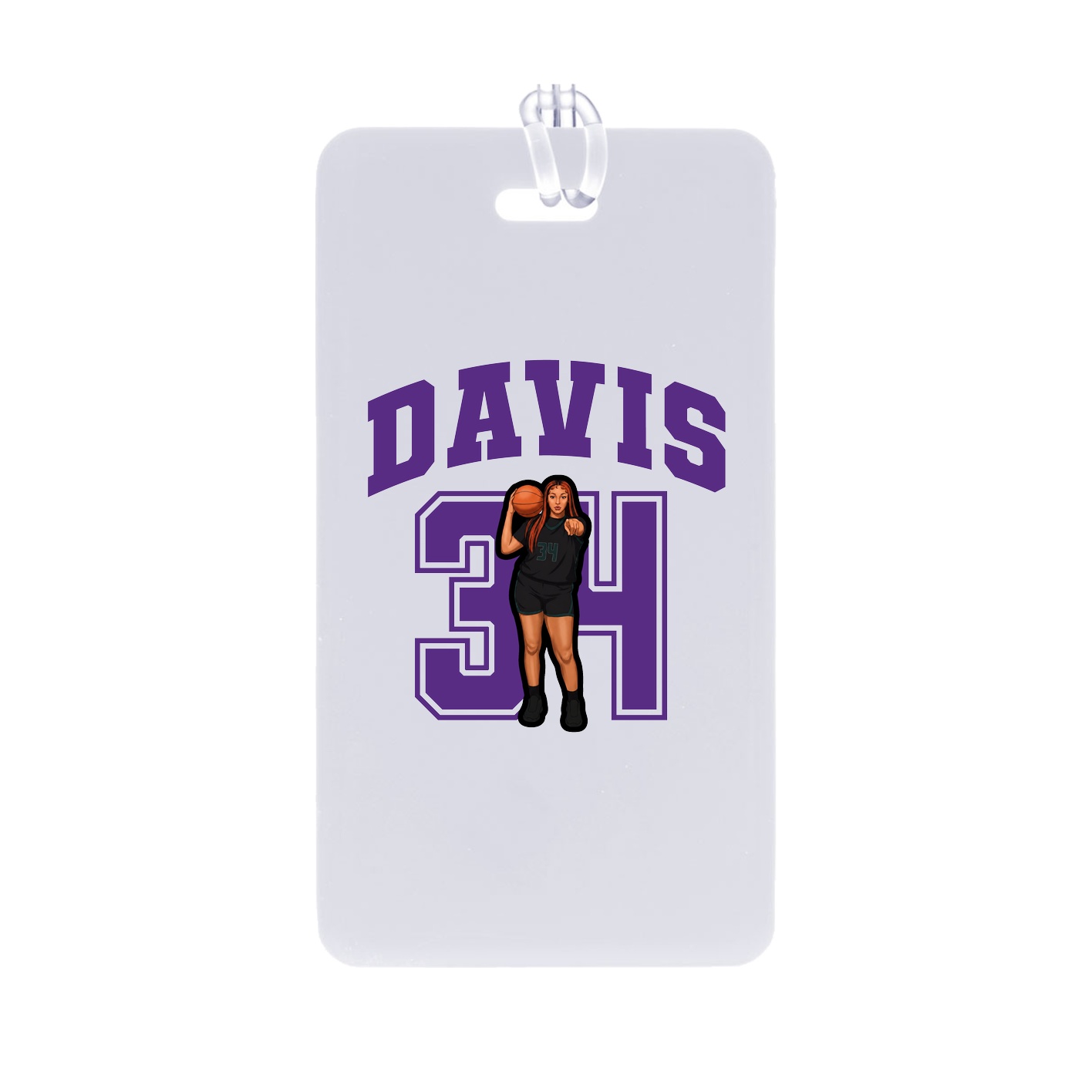 Bag Tag — Number in Classic