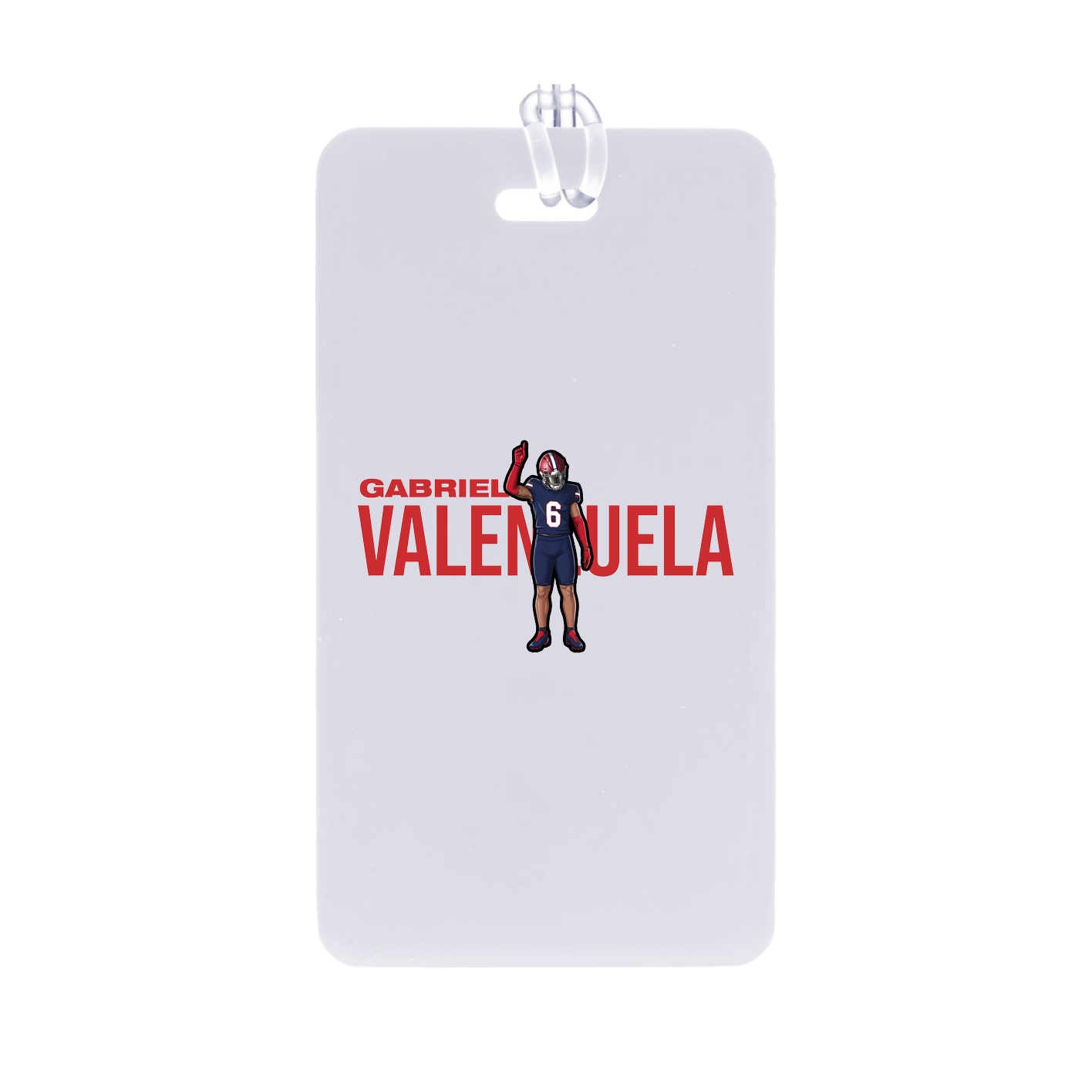 Bag Tag — Player Name in Classic