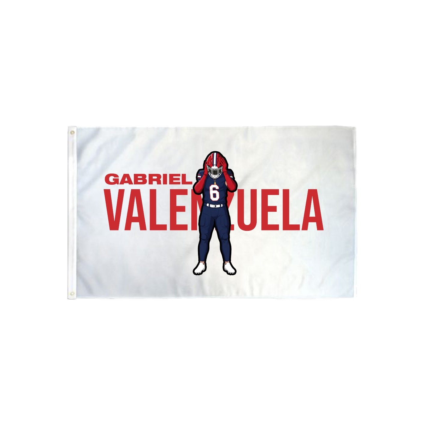 3x5 Flag — Player Name in Classic
