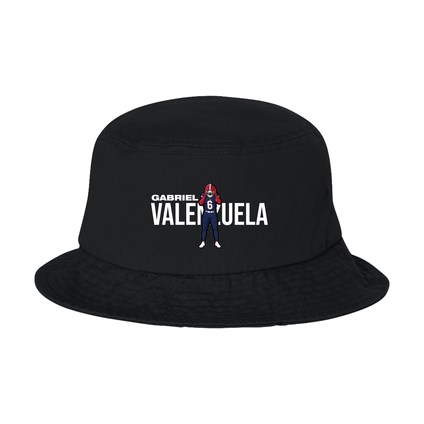Bucket Cap — Player Name in Black
