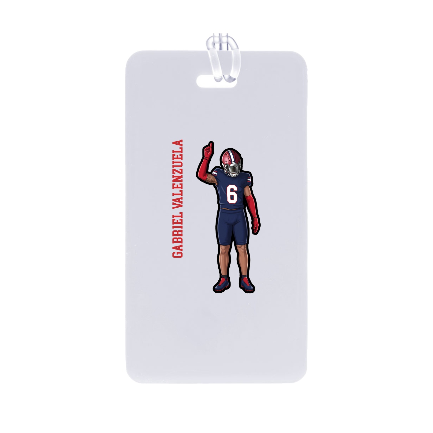 Bag Tag — Name Vertical in Classic