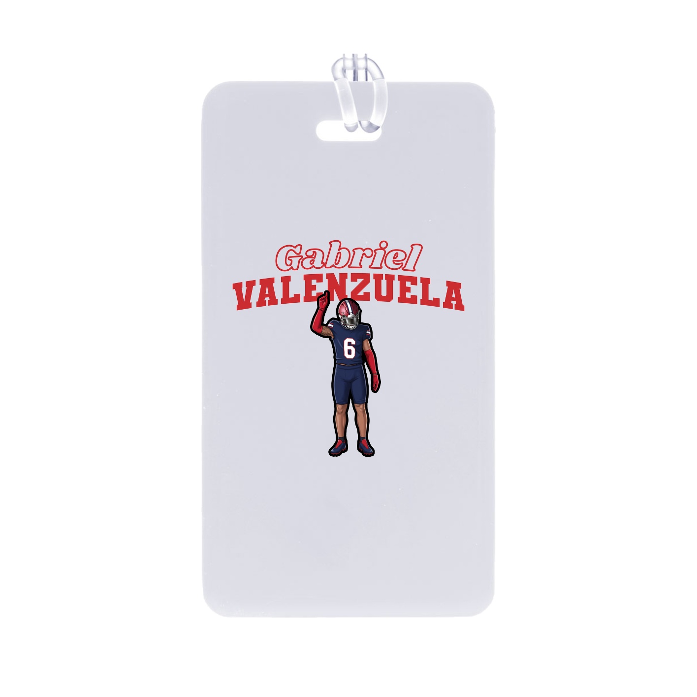 Bag Tag — Name Arch in Classic