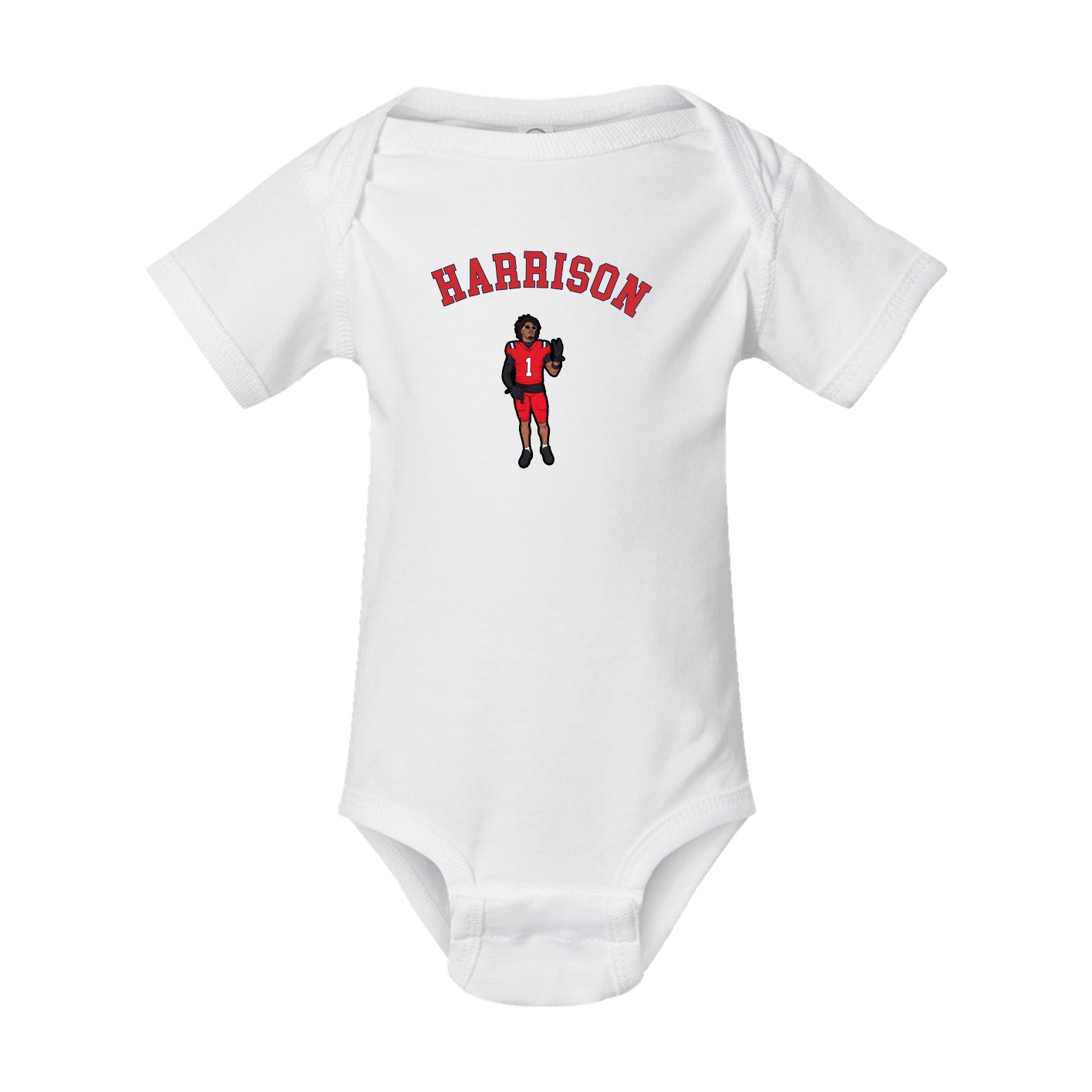 Baby Onesie — Shirsey Arch in White