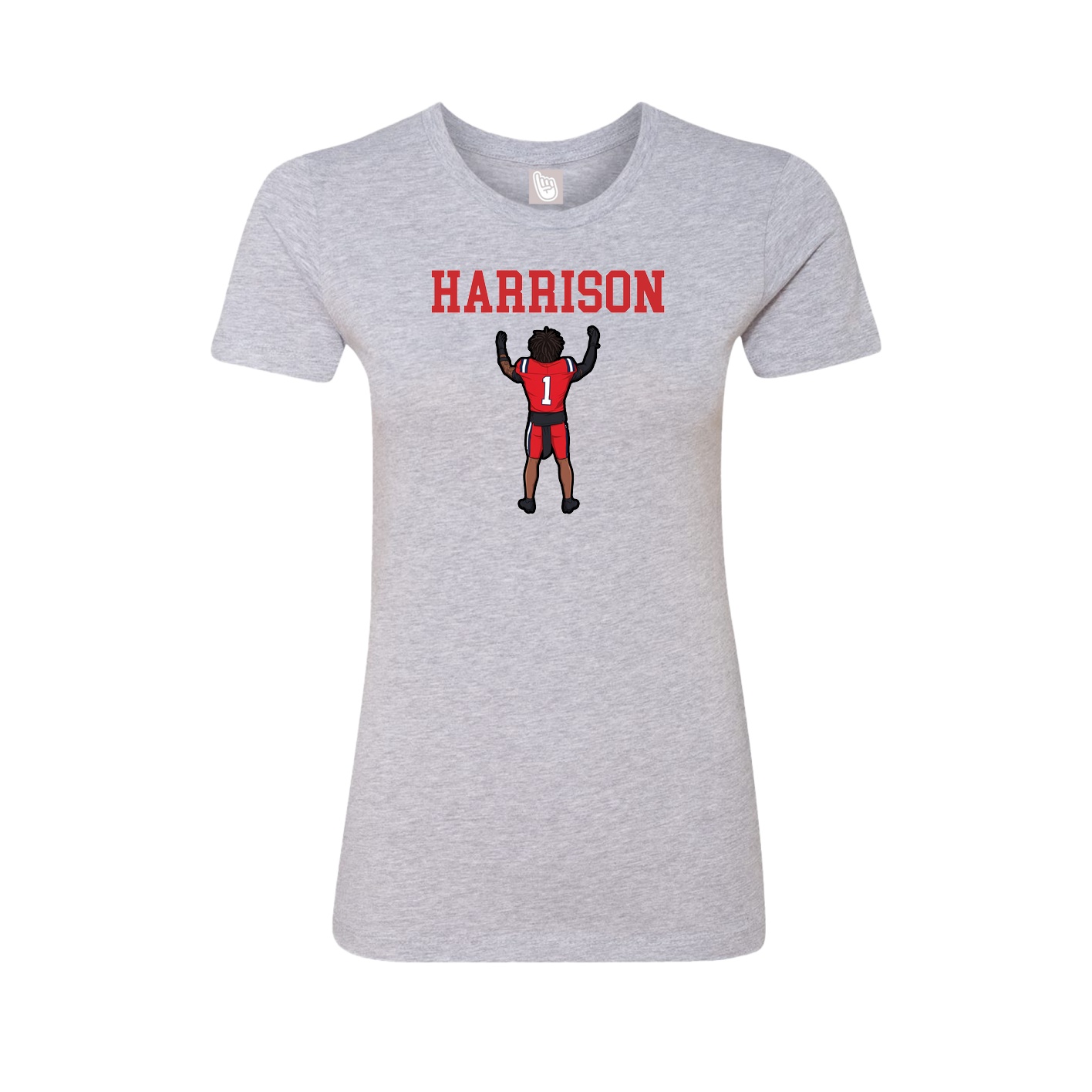 Fitted Women's Tee — Shirsey in Grey