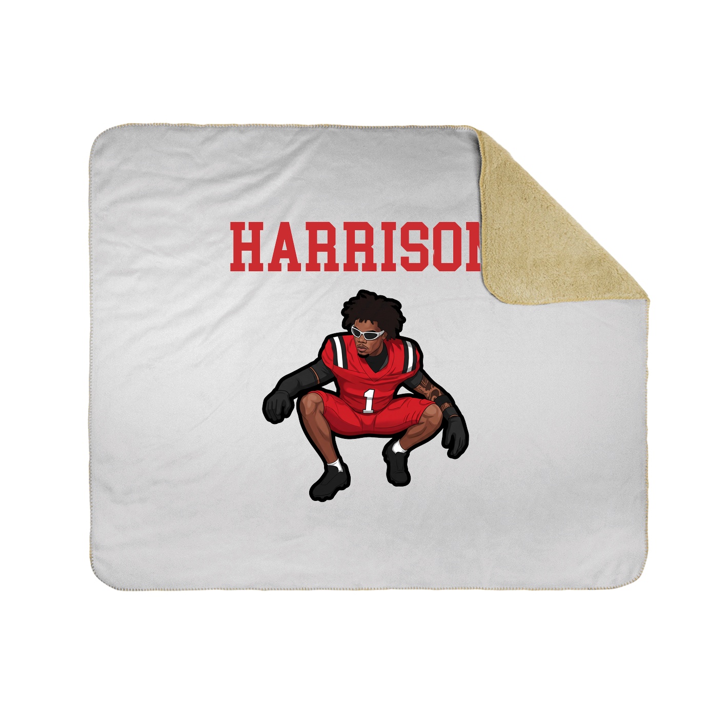 Throw Blanket — Shirsey in White