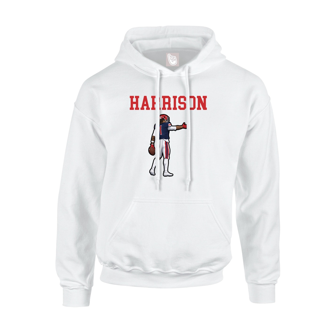 Hoodie — Shirsey in White