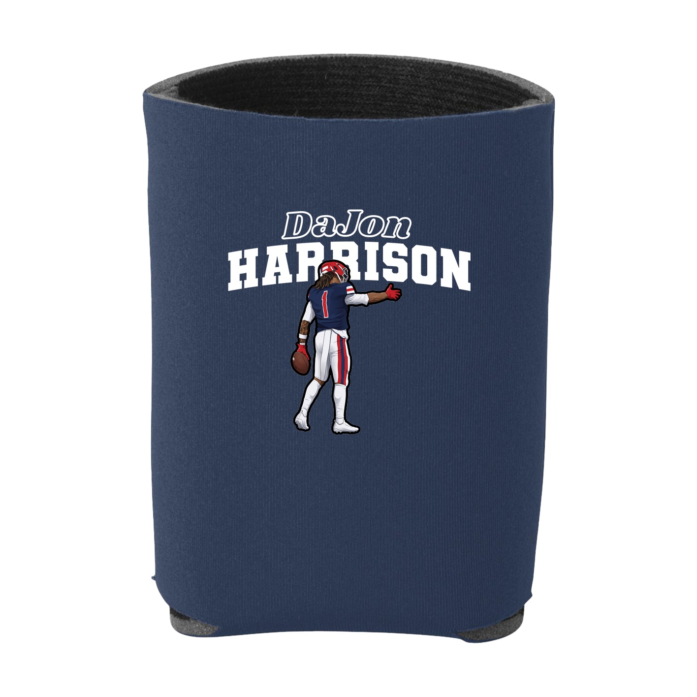Can Holder — Name Arch in Navy