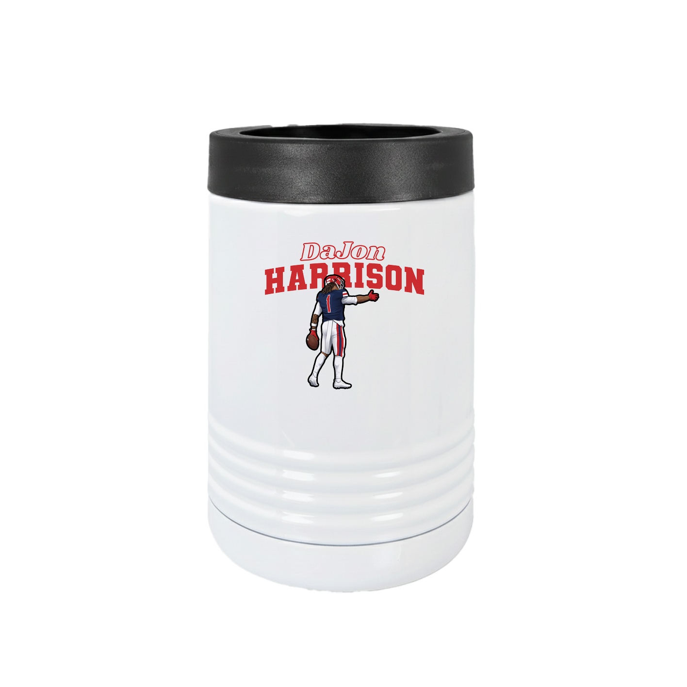 Beverage Holder — Name Arch in White