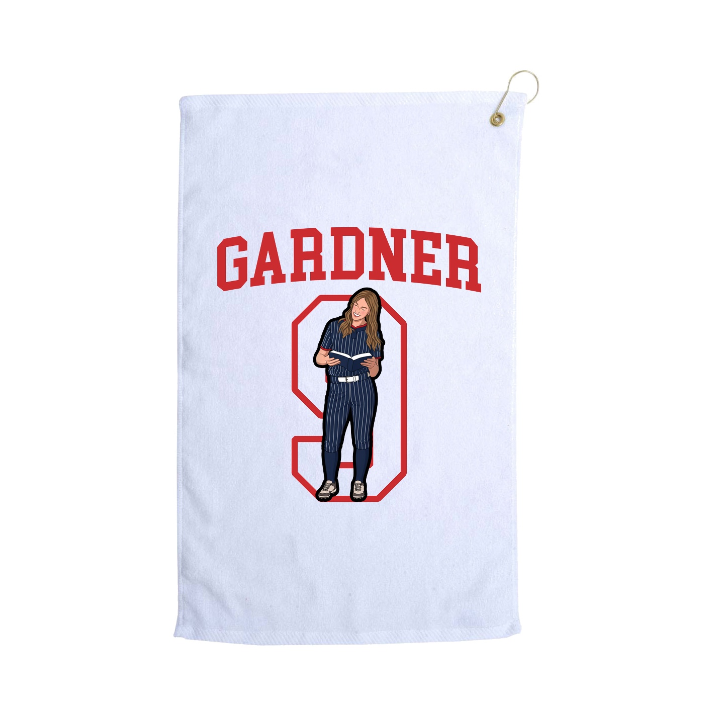 Golf Towel — Shirsey in White
