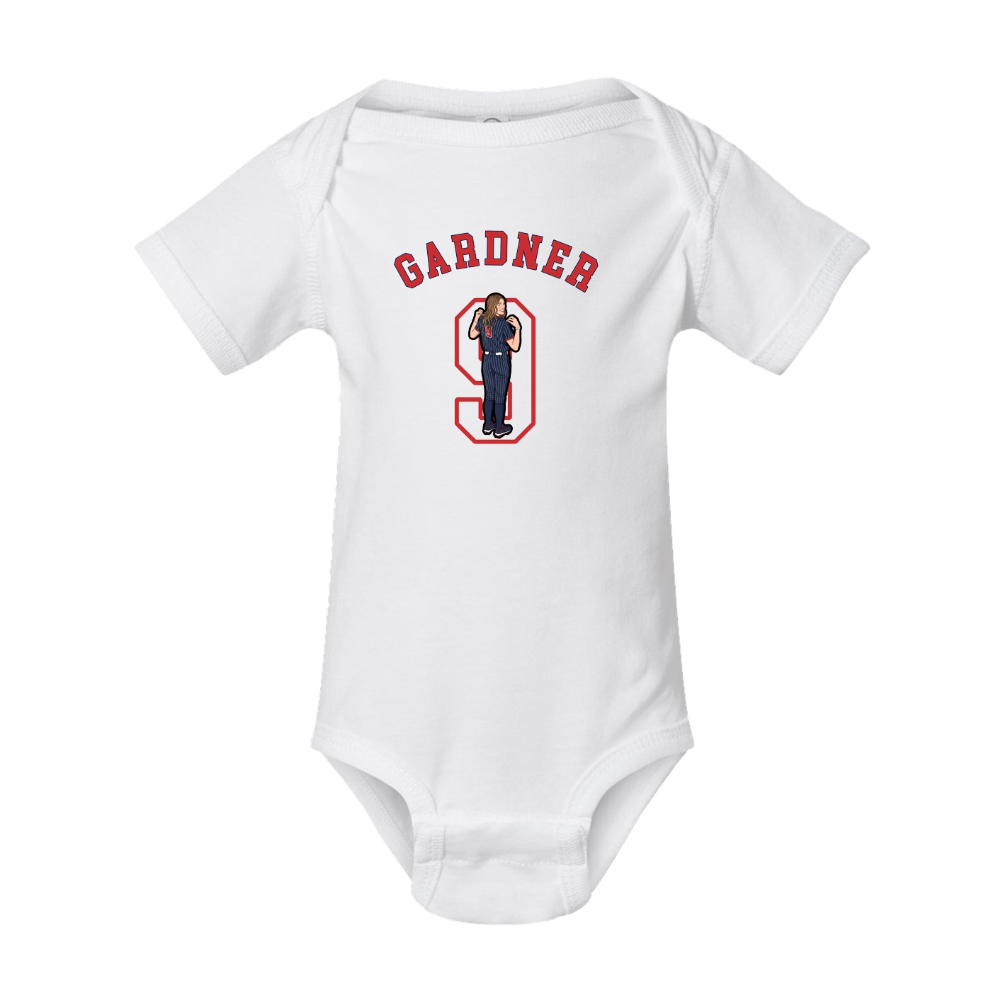 Baby Onesie — Shirsey Arch in White