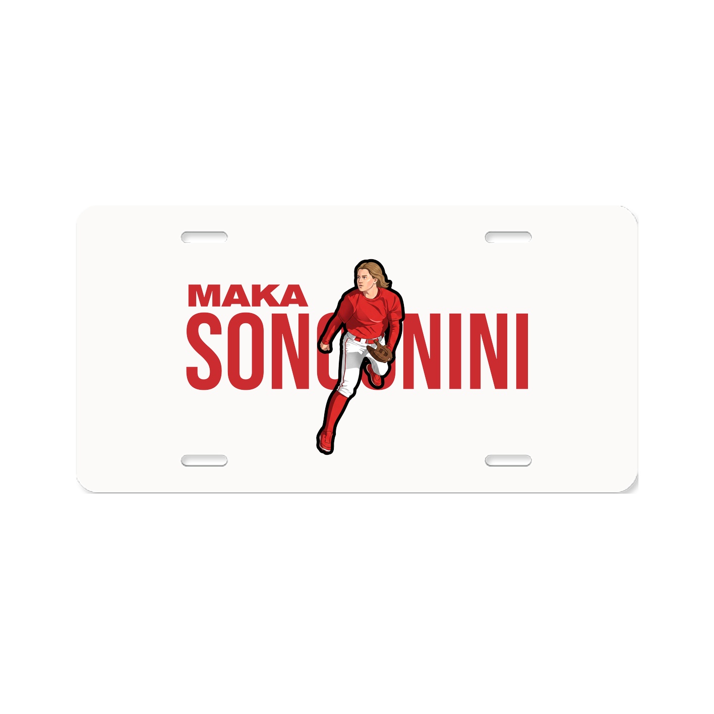 License Plate — Player Name in Classic