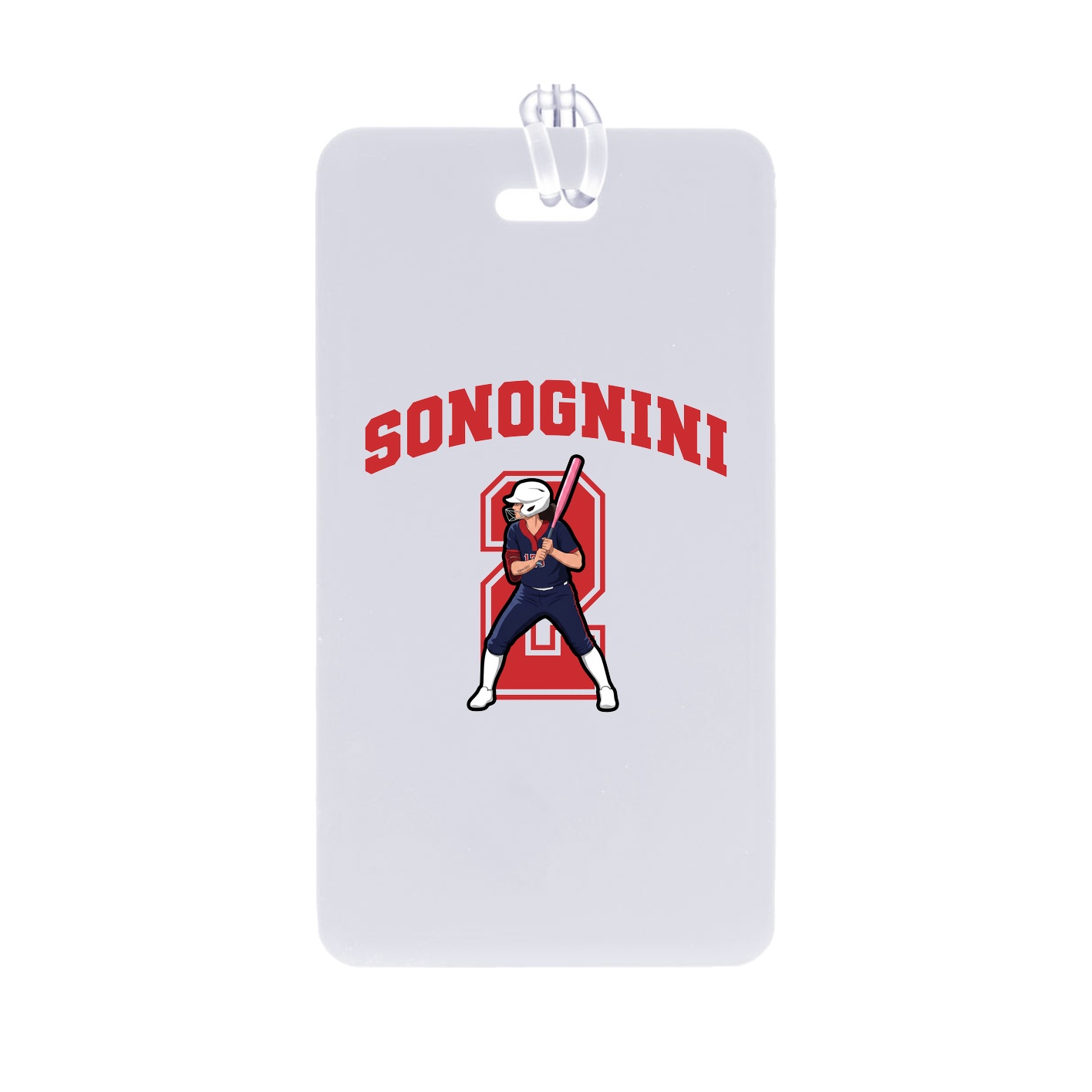 Bag Tag — Number in Classic