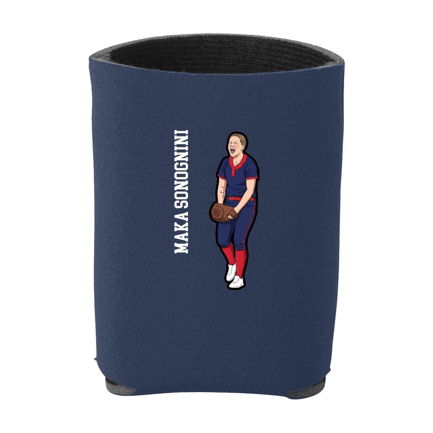 Can Holder — Name Vertical in Navy