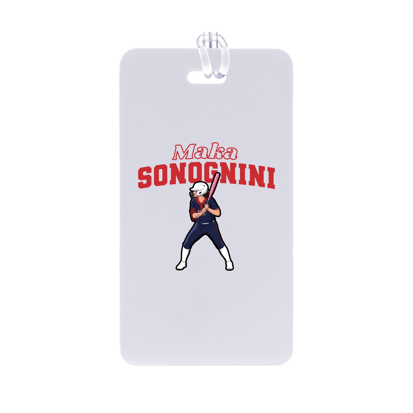 Bag Tag — Name Arch in Classic