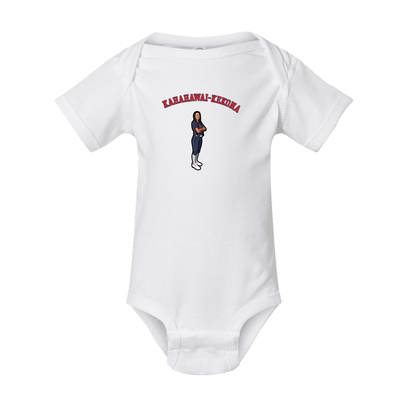 Baby Onesie — Shirsey Arch in White