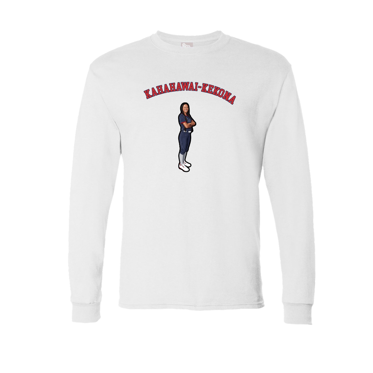 Long Sleeve Tee — Shirsey Arch in White