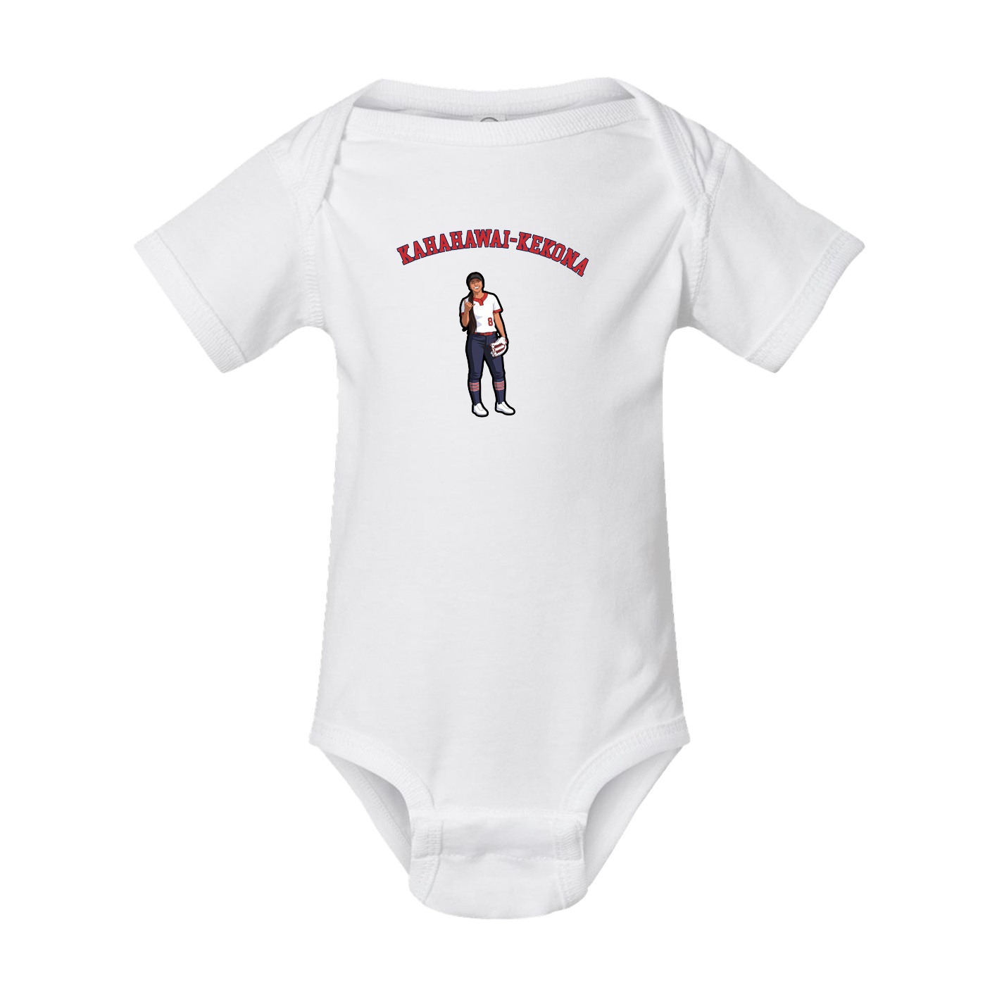 Baby Onesie — Shirsey Arch in White