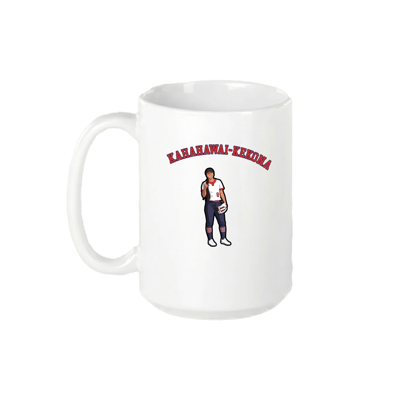15oz Coffee Mug — Shirsey Arch in White