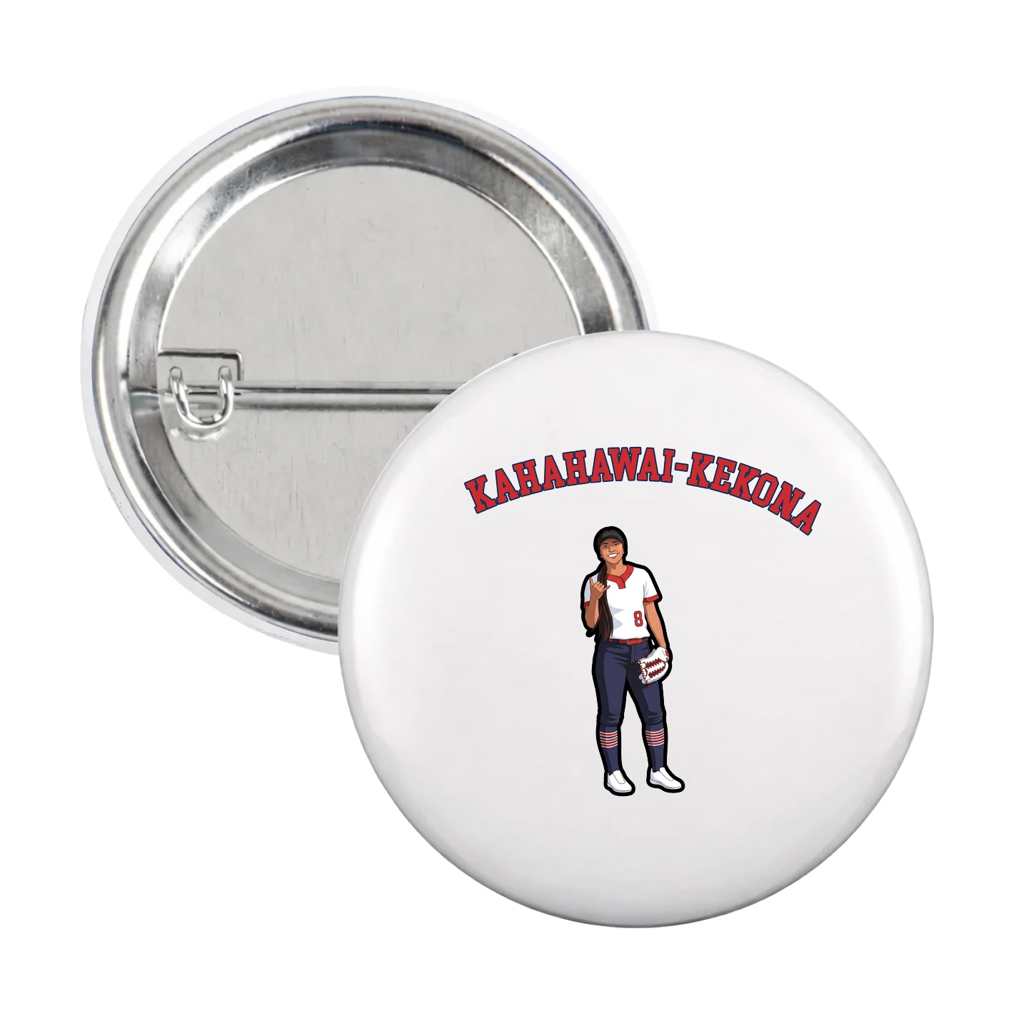 Game Day Button — Shirsey Arch in White